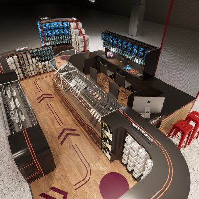 ออกแบบ ผลิต และติดตั้งร้าน : ร้าน Hero Gadget  (Central World) กรุงเทพมหานคร